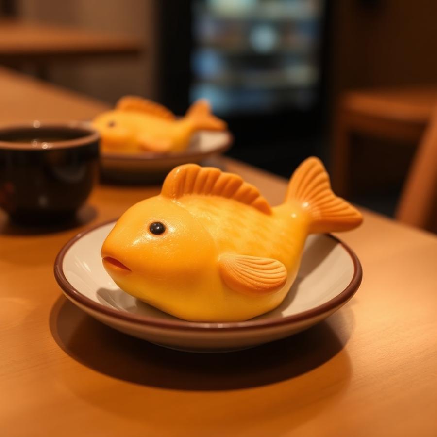 Matcha & Chocolate Taiyaki served at Cafe Iroki